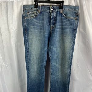 7 for all mankind 36x33 button fly jeans